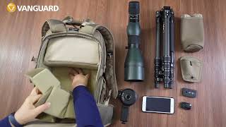 Setting up the VEO Range T45M backpack to carry a spotting scope and tripod screenshot 3