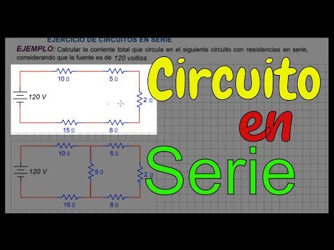 Video: ¿Cómo se calcula la resistencia total de un circuito en serie?