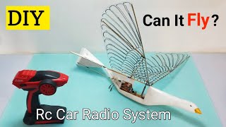 : How to make rc ornithopter using rc car #ornithopter #rccar