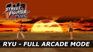 Street Fighter EX2 Plus - Ryu - Arcade Mode/1080p 60fps   PGXP & Widescreen Hack/PCSX-Reloaded