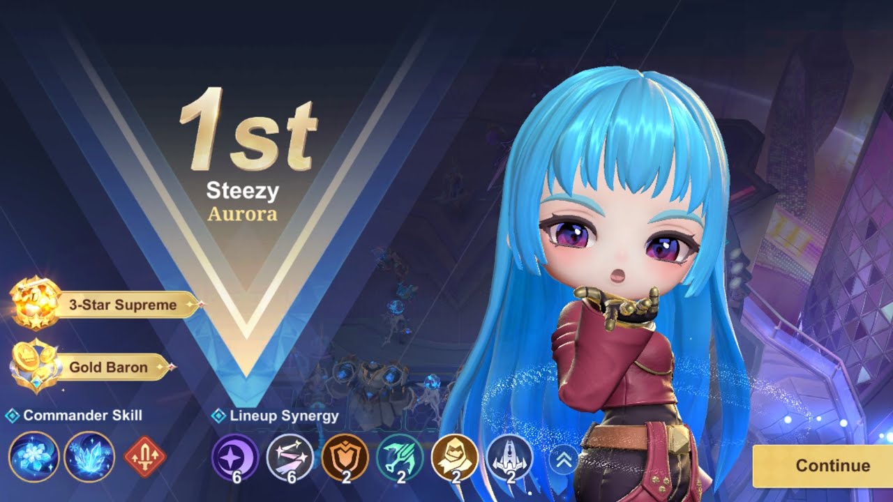 COLD AS WINTER! | Magic Chess GoGo commander Aurora 