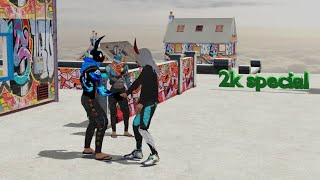 white 444 and rai star meted me //at the 2k special//free fire 3d montage