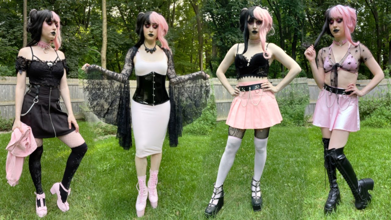 PASTEL GOTH LOOKBOOK 💖 💀