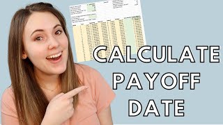 How To Calculate Debt Payoff Date | Loan Amortization Schedule Tutorial