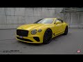 Bentley Continental GT in yellow