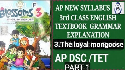 Ap new syllabus 3rd class english textbook 3. The loyal mongoose meanings ,grammar explanation