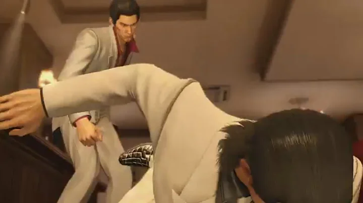 Kiryu punches Nishiki so hard he ANIMORPHS