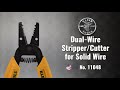 Dual-Wire Stripper/Cutter for Solid Wire (11048)