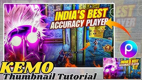 Make This Thumbnail Like Kemo & Synzx In Picsart🔥|| BGMI~PUBG MOBILE THUMBNAIL 🔥