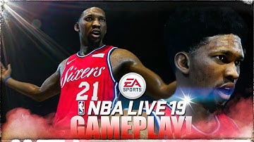 Exclusive NBA Live 19 Press Start Screen + Real Player Motion & New Animations 4K Gameplay!!!
