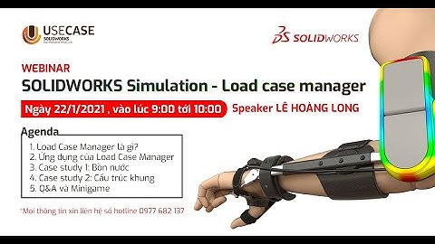 Webinar: SOLIDWORKS Simulation - Load case manager
