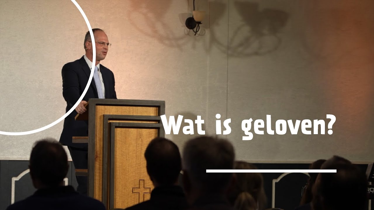 Wat Is Geloven Ds K Krijn Hak YouTube