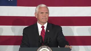 WATCH: Vice President Pence delivers remarks in Wisconsin