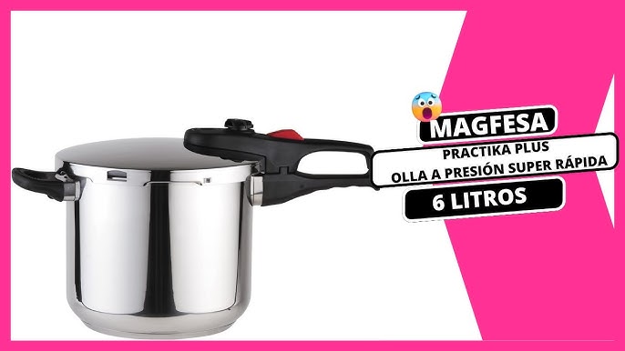 Magefesa® Olla a presión Alustar de 23.2 cuartos de galón, recomendada para  profesionales, fabricada en aluminio extra grueso, express, tiene un fondo