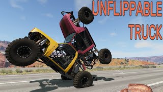 video thumbnail for: The UNFLIPPABLE TRUCK - BeamNG.drive