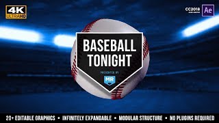 Baseball Tonight - After Effects Template