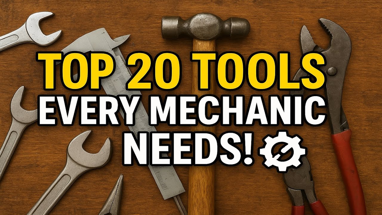 Инженерам-механикам нужны эти 20 ВАЖНЫХ ручных инструментов