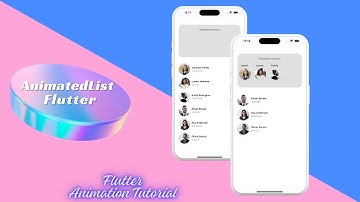 Flutter Animated List || AnimatedList Widget Flutter