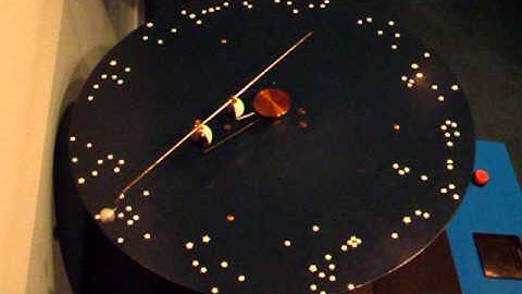 Perkins Orrery Showing Retrograde Motion