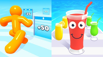 Tall Man Run vs Juice Run - Gameplay MAX LEVELS SpeedRun Android iOS Ep 1