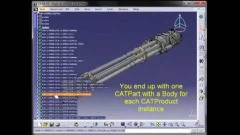 How to convert a CATProduct into a single CATPart