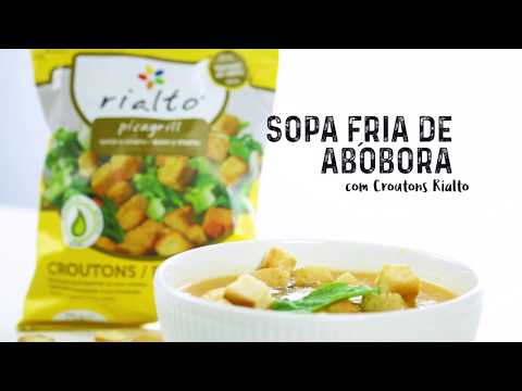 Vídeo: Como Fazer Sopa De Queijo Com Croutons