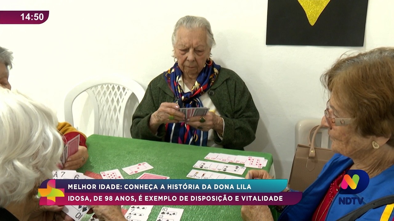 Melhor Idade: aos 98 anos, Dona Lila é exemplo de disposição