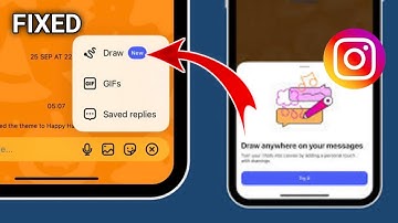 How to Fix Instagram Draw Option Not Showing Problem (2025) | Instagram Chat Draw Option Not Showing