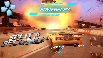 Split Second Velocity PSP (PPSSPP) Emulator Gameplay 