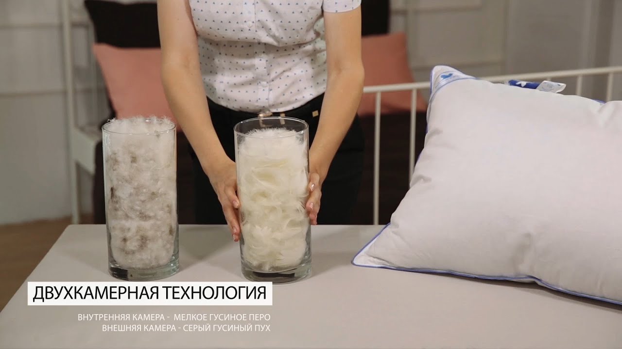 Коллекция пуховых подушек и одеял "Ника" - YouTube