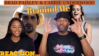 Celebrity Brad Paisley ft. Carrie Underwood "Remind Me" Reaction | Asia and BJ Wealth
