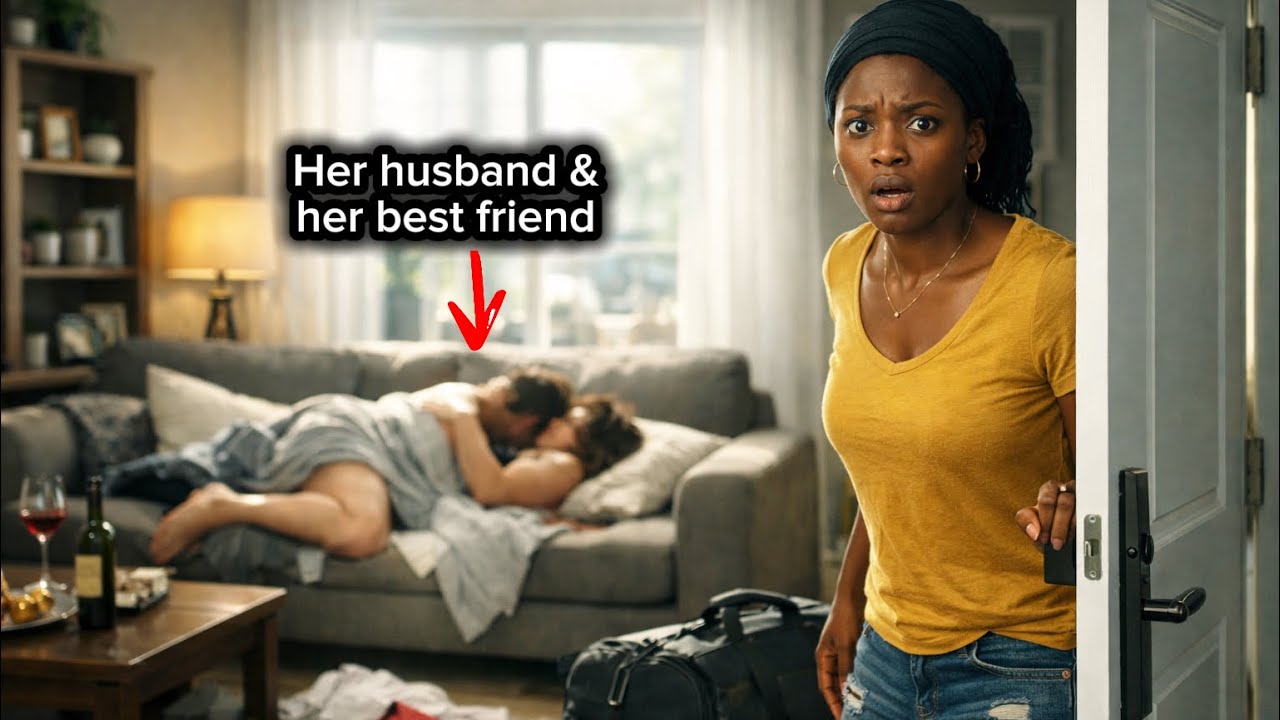 WIFE RETURNED FROM A BUSINESS TRIP UNANNOUNCED ONLY TO SEE HER HUSBAND & HER, SHE DID THIS… #tales 