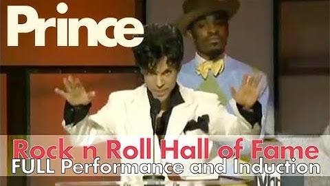 Prince - 19th Rock And Roll Hall Of Fame Induction Ceremony 2004 Prince performances and Award FULL