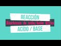 Reacción Química | Bicarbonato de sodio y Acido cítrico |