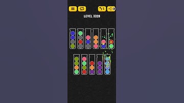 Ball Sort Puzzle Level 3328 🎯 All level without extra tube 😂 Game Walkthrough 😘