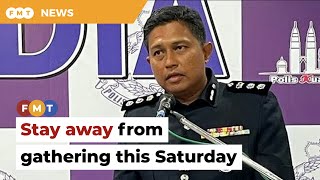 Cops Say No To Mudas Gathering This Saturday