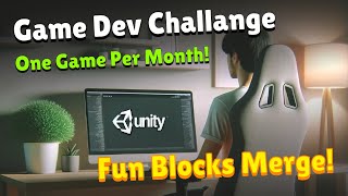 Game Dev Challenge 🎮 Making one game per month! 🕹️✨ Fun Blocks Merge! 🧊 screenshot 5