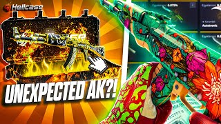 THE AK-47 DROP CAUGHT ME OFF GUARD!! - HELLCASE PROMO CODE - HELLCASE