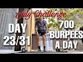 Iron Wolf July Challenge — 700 Burpees a Day (Day 23 of 31)