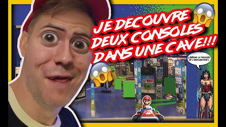 Je découvre deux consoles dans une CAVE  !!