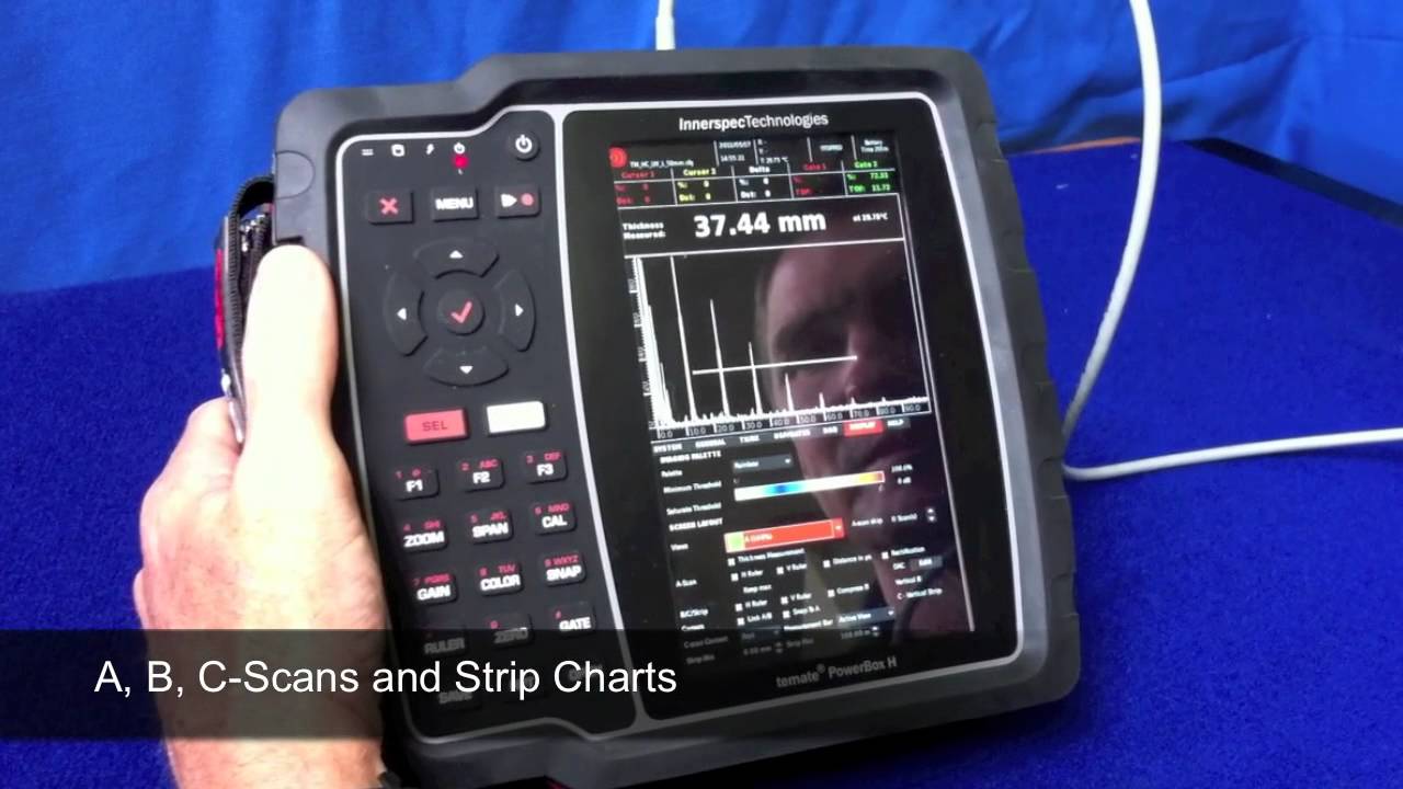 Innerspec PowerBox H Thickness Measurement With EMAT YouTube