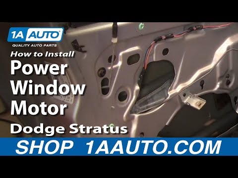 How To Replace Power Window Motor 01-06 Dodge Stratus