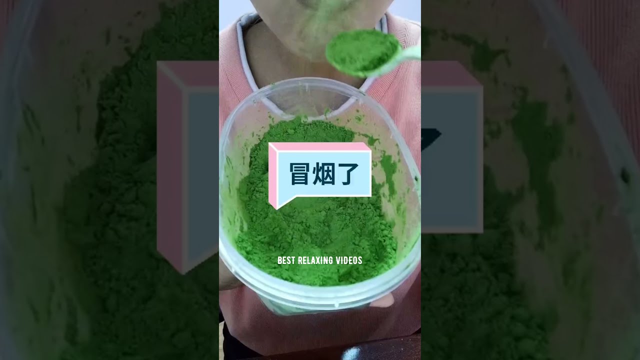 [ASMR] MATCHA POWDER EATING 🍵💚🤤 & DELICIOUS RECİPES 🤤 & MATCHA TEA POWDER EATING 2