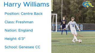 Harry Williams | Freshman Fall 2025 - Genesee CC - Centre Back Highlights