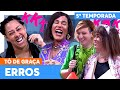 ERROS DE GRAVAÇÃO! Graça e Marraia morrendo de RIR | 5ª semana | Tô De Graça