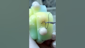 Unicorn mochi cat paw  pimple popping #visualasmr #satisfying #pimplepopping #fyp