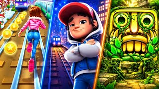 Subway Princess Runner 🆚 Subway Surfers City 🆚 Temple Run 2  screenshot 4