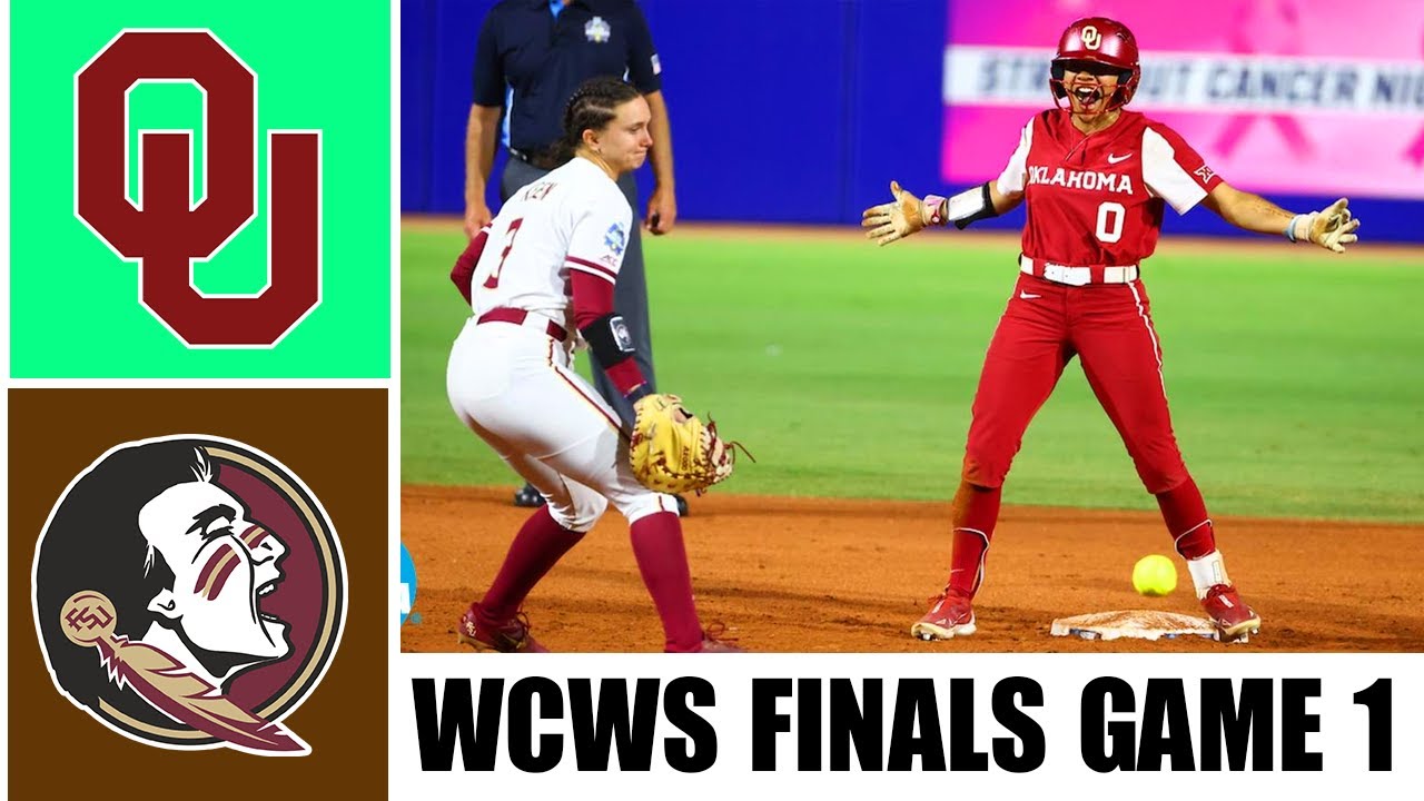#1 Oklahoma vs #3 Florida State Full Game 1 | 2023 Women's College World Series Finals