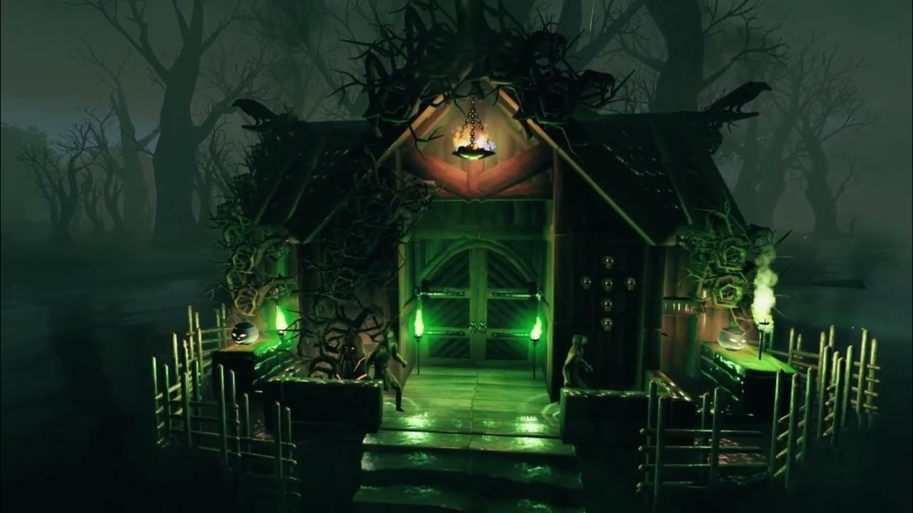 Valheim Halloween Special! The Swamp Witches House (Creative Build