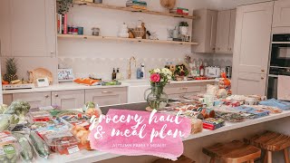 GROCERY HAUL & MEAL PLAN - TESCO & ALDI FOOD SHOP & FAMILY MEAL IDEAS - OCTOBER 2020